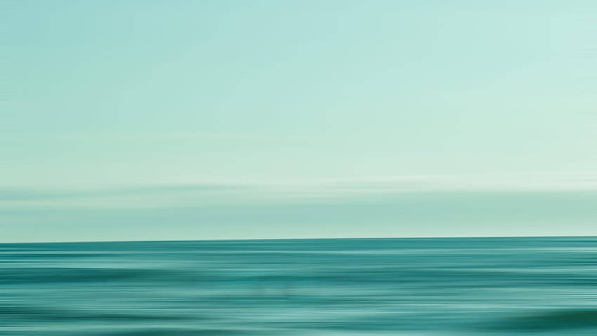 Risoluzione delle onde del mare a lunga esposizione, e onde calme dell'oceano Sfondo HD