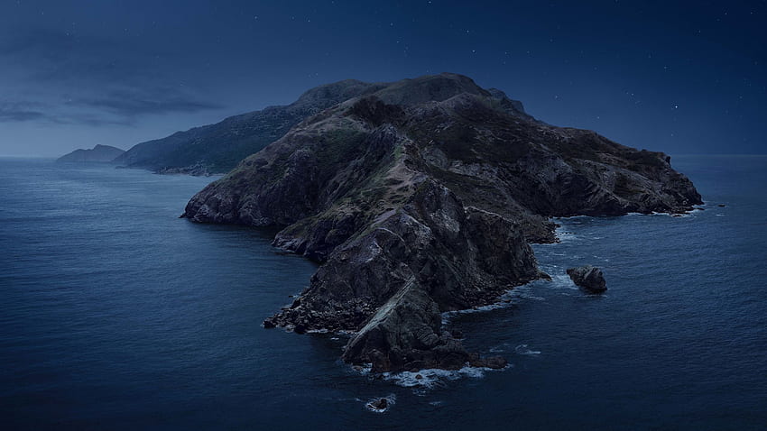 macOS Catalina Mountains 1440P 解像度、2560 X 1440 解像度 高画質の壁紙