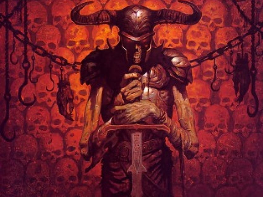 Vigil Of Bones, bones, fantasy, undead, warrior HD wallpaper