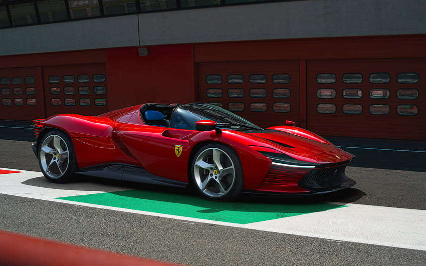 2022, Ferrari Daytona SP3, , widok z przodu, powierzchowność, samochód wyścigowy, nowy Daytona SP3, supersamochód, Włoskie samochody sportowe, Ferrari Tapeta HD