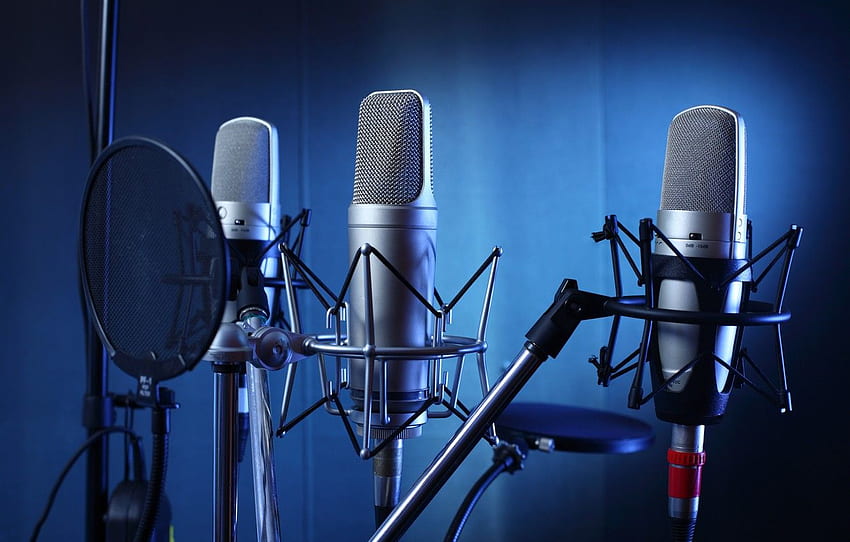 studio, professional, microphones, Blue Micro HD wallpaper