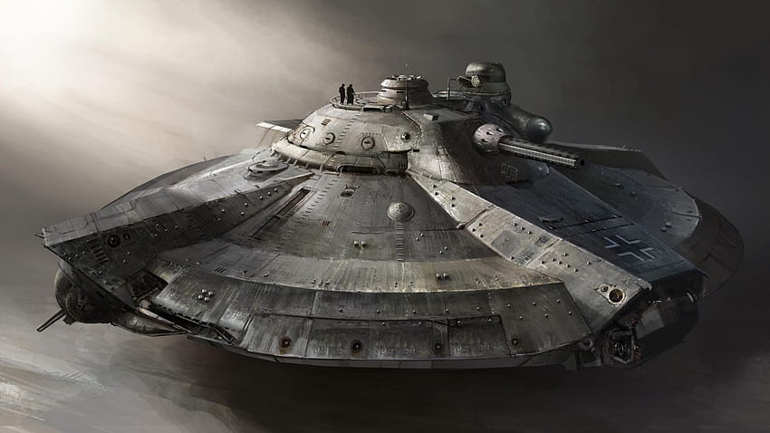 The project of a flying saucer of the Third Reich HD wallpaper