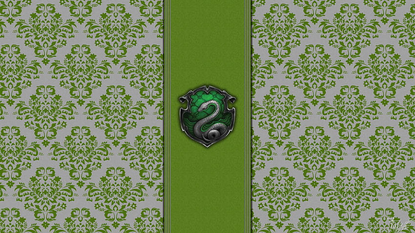 green, pattern, Harry Potter, circle, interior design, Hogwarts, Slytherin, Sonserina, ART, leaf, design, , textile, botany, flooring. Mocah, Slytherin House HD wallpaper