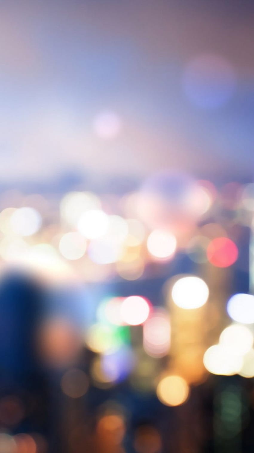 Bokeh City Lights iPhone 6 - Blur For iPhone - & Background HD phone wallpaper