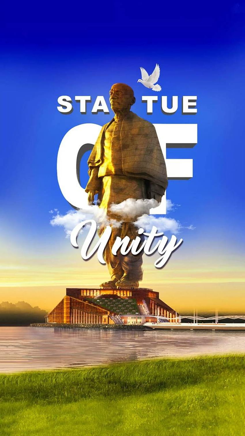 Statue Of Unity, Sardar Patel HD phone wallpaper