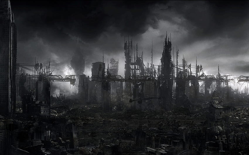 Dystopia, Apocalyptic Future HD wallpaper