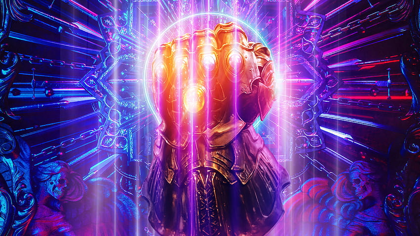 Thanos Infinity Gauntlet HD wallpaper