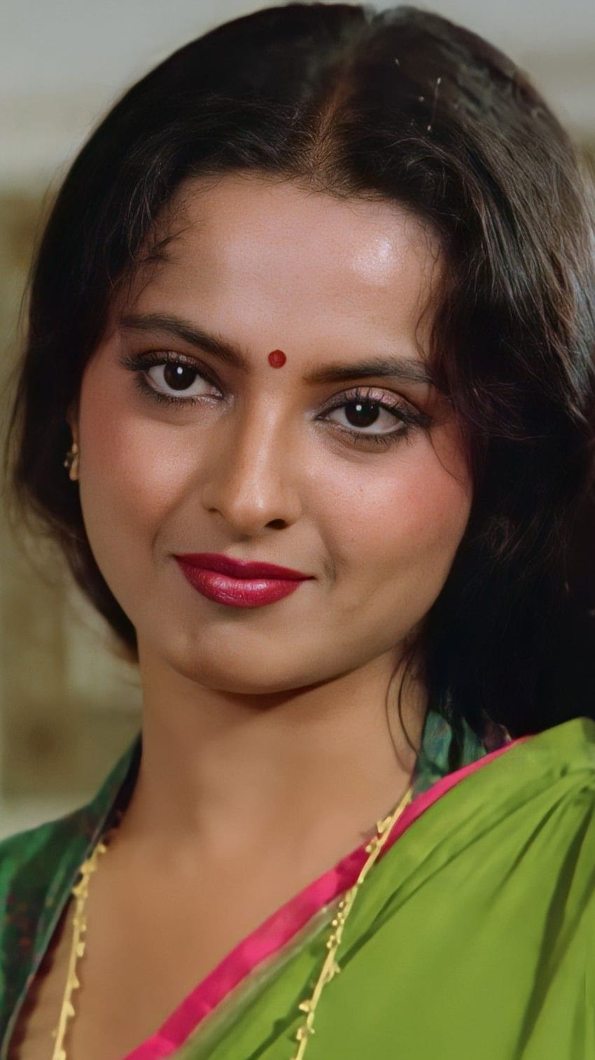 Rekha, aktris bollywood, antik wallpaper ponsel HD