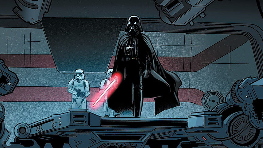 Darth Vader enters. Zoom Comics - Daily Comic Book, Darth Vader Cartoon HD wallpaper