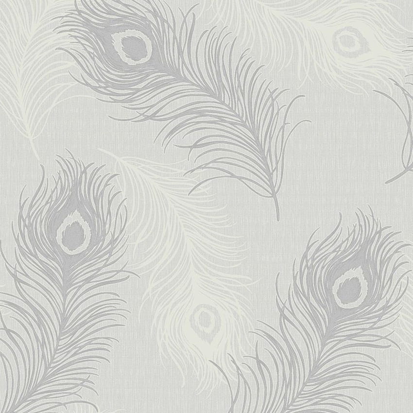 Debona Viola Feather Textured - 40915 - Grey - Cut Price HD phone wallpaper