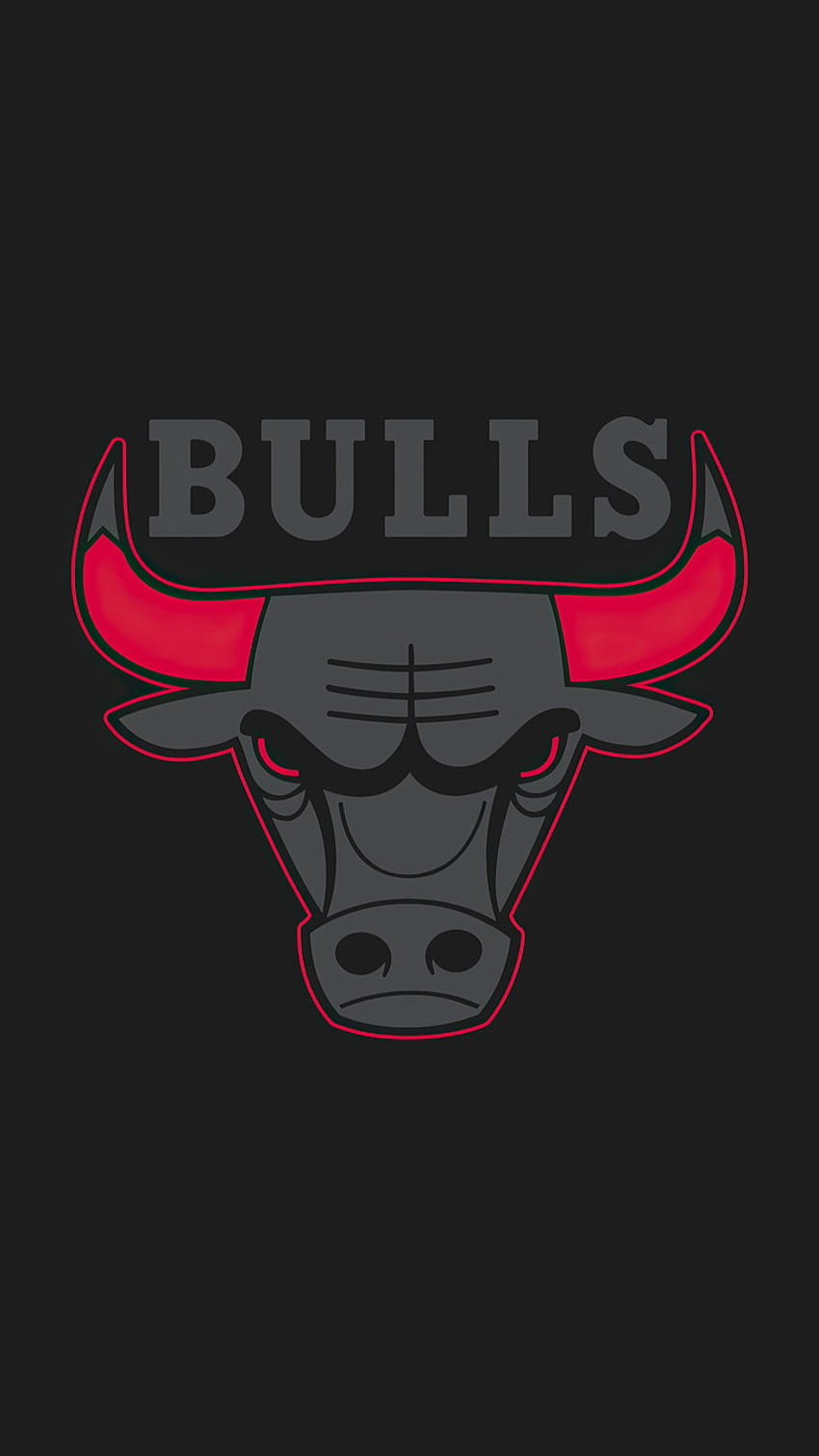 Лого на Чикаго Булс, баскетбол, дизайн, НБА HD тапет за телефон