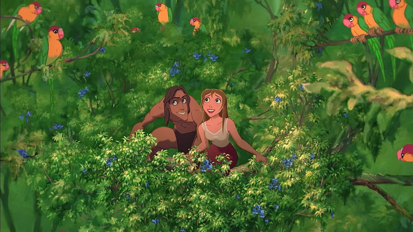 Fundo de Tarzan, Tarzan e Jane papel de parede HD