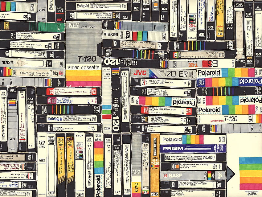 Касети, VHS и Atari. Vhs, Hollis, касета, VHS лента HD тапет