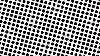 Black And White Polka Dots Wallpaper