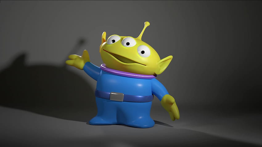 Toy Story Alien - Subsurface Scattering Demo GIF HD wallpaper