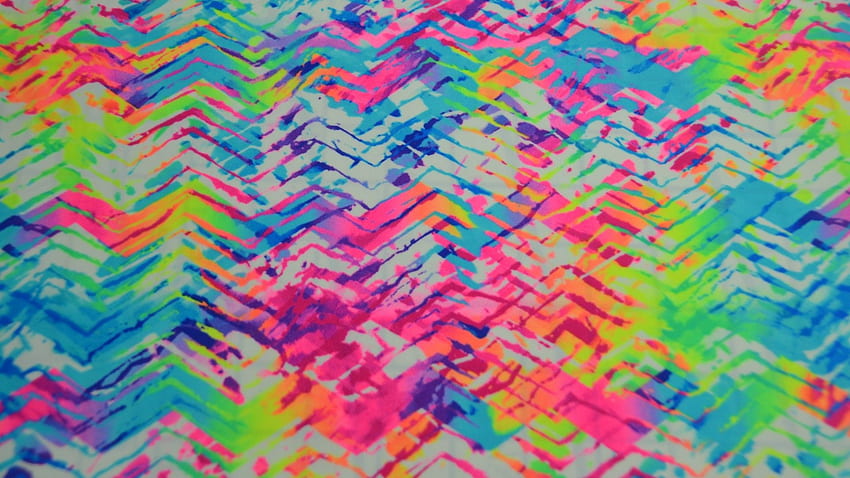 Layar Neon Tie Dye Penuh Wallpaper HD