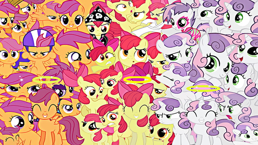 The Cutie Mark Crusaders . Anime Cutie , Cutie Hello Kitty Background and Cutie Honey HD wallpaper