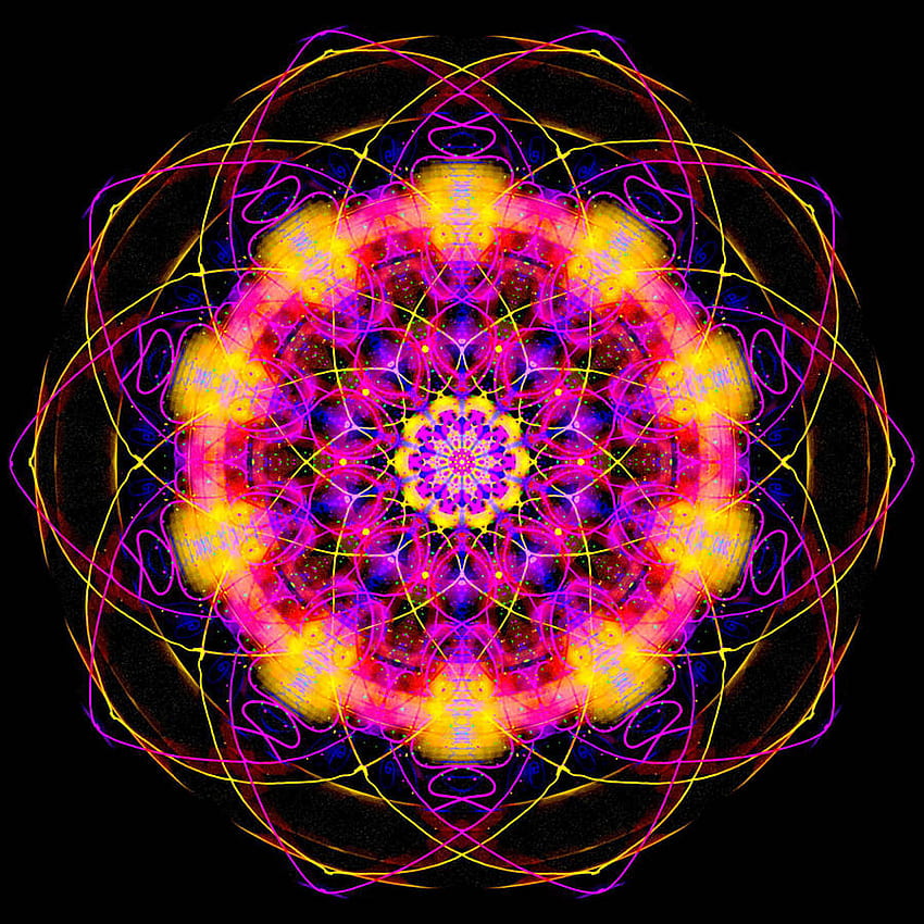 Mandala, Trippy Mandala Tapeta na telefon HD