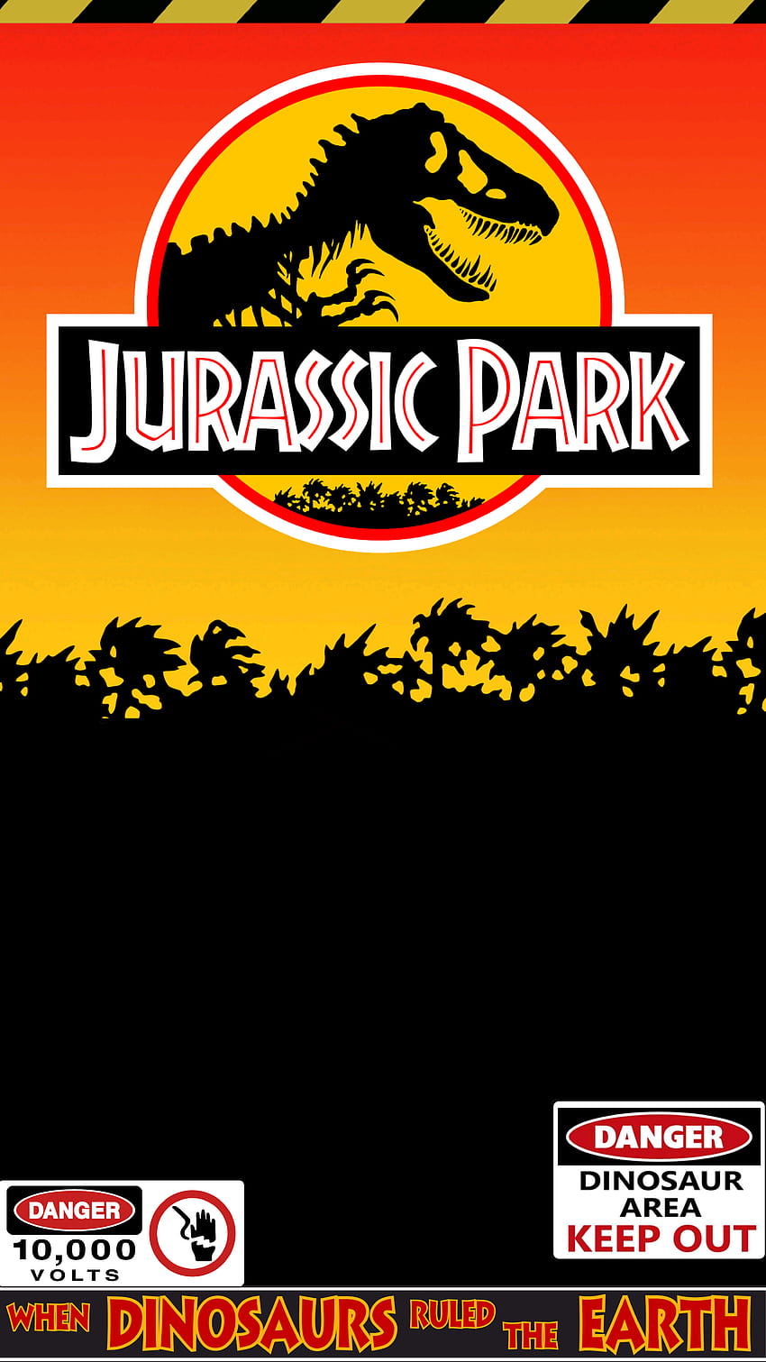 Mobil Cihazlar İçin, Daha Yüksek Çözünürlük (4205 × 7475) Düzenlendi: R JurassicPark, Jurassic World Logosu HD telefon duvar kağıdı