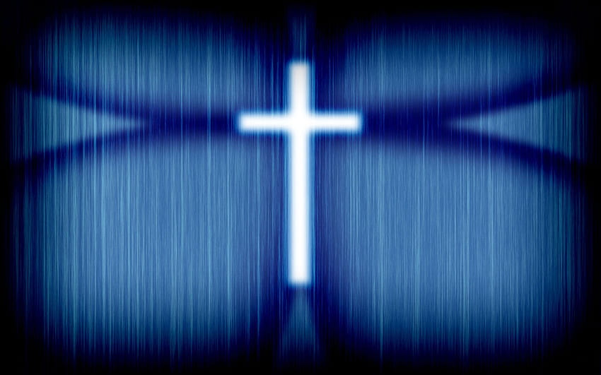 Blue.cross, Blue and Black Cross HD wallpaper