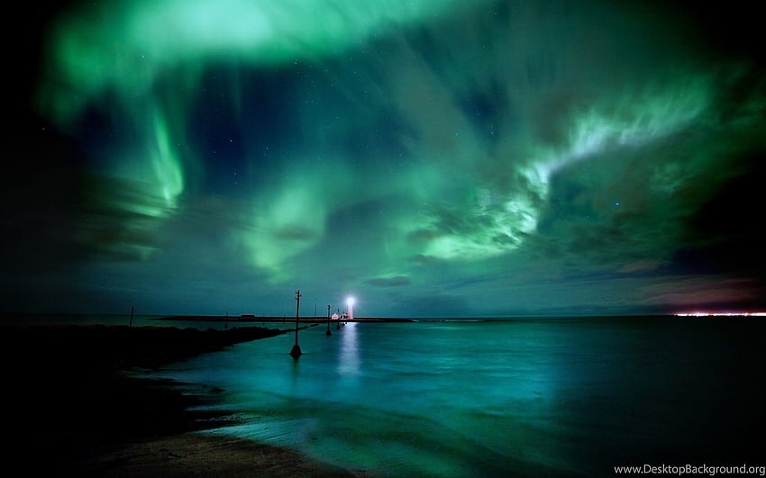 Real Northern Lights graphy HD wallpaper