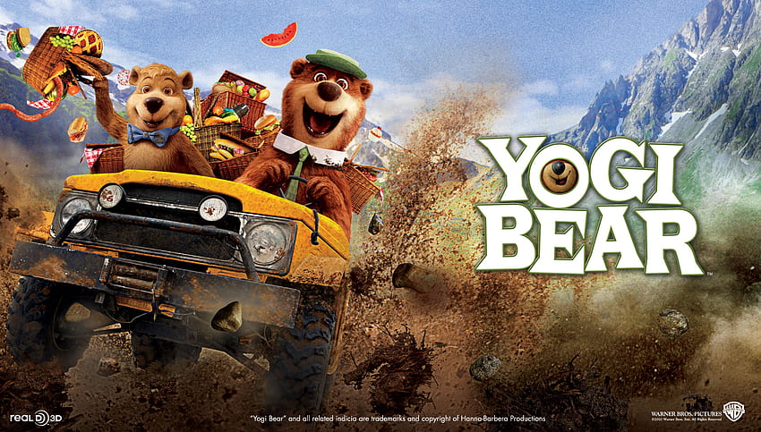 Yogi Bear and Boo Boo Jeep Escape Movie HD wallpaper | Pxfuel