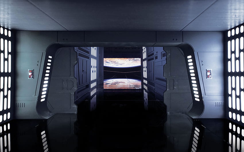 Mural não tecido Star Wars Death Star Floor (029 DVD4) de Komar. Guerra nas Estrelas, Interior da Estrela da Morte papel de parede HD