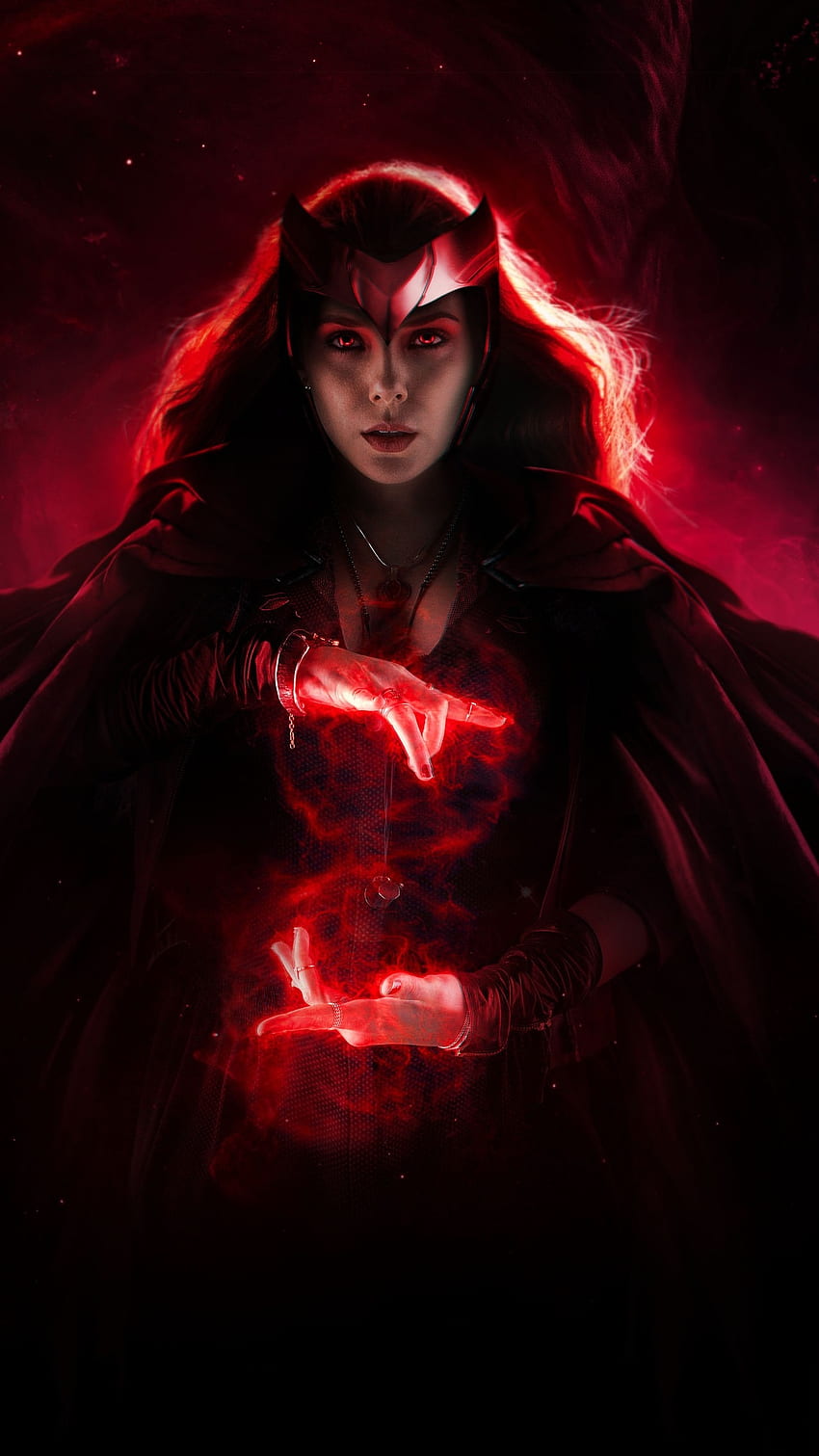Scarlet Witch, Scarlet Witch Supergirl HD phone wallpaper
