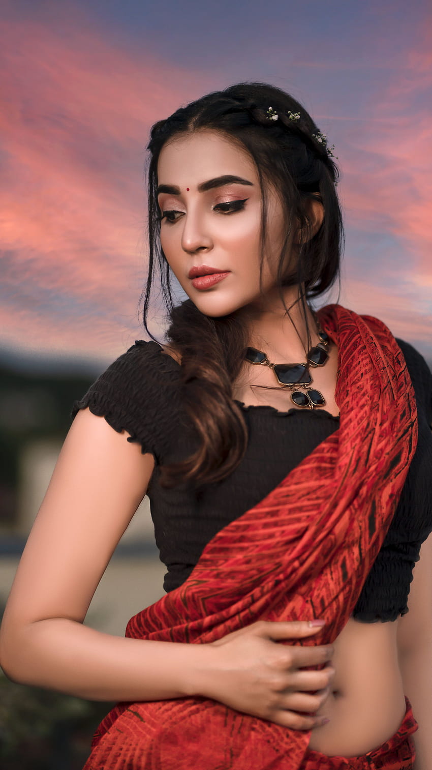 Parvati Nair, Mallu-Schauspielerin, Model, Nabelshow HD-Handy-Hintergrundbild