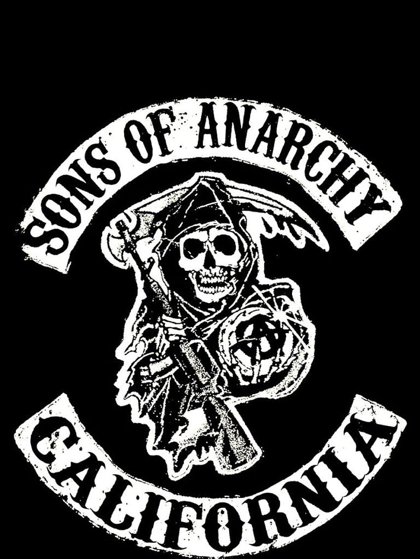 : Synowie Anarchii Logo, Synowie Anarchii Irlandia Tapeta na telefon HD
