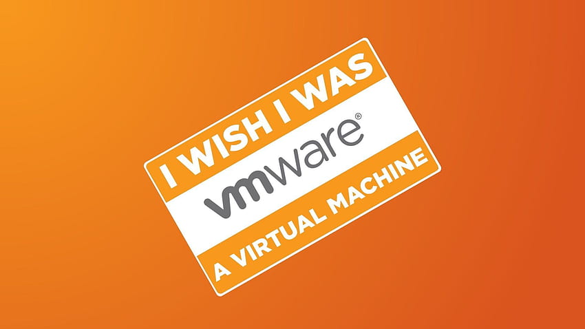 vmware. , , Logo firmy technologicznej Tapeta HD