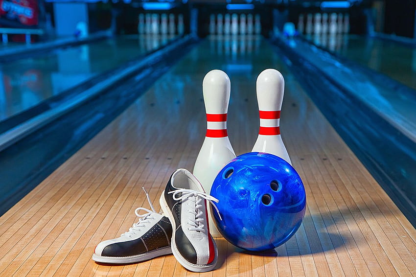 Plimsoll Shoe Athletic Boule de bowling à dix broches Fond d'écran HD