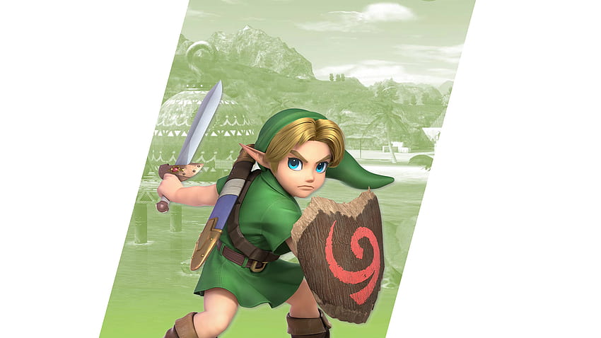 Super Smash Bros Ultimate Young Link . Cat with Monocle HD wallpaper