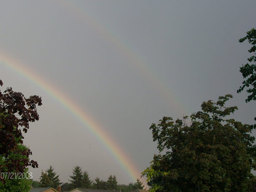 Doppelter Regenbogen, cool, schön HD-Hintergrundbild