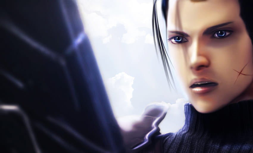 protect your honor, buster sword, blue eyes, soldier, final fantasy, zack fair, black hair, male, crisis core HD wallpaper