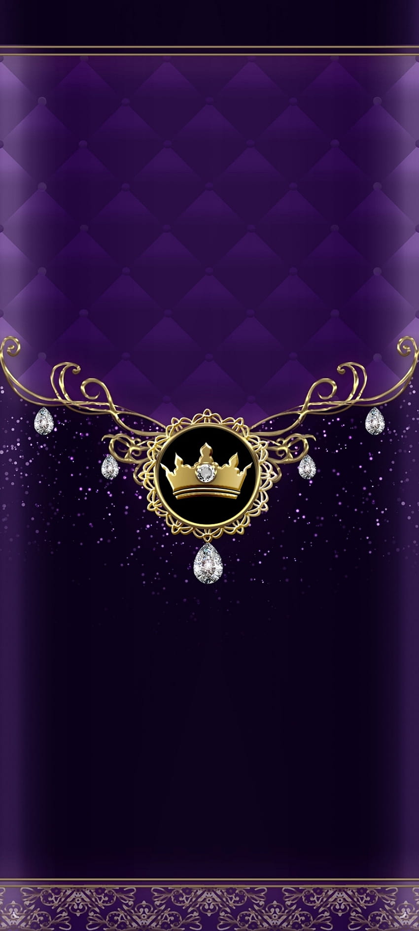 corona dorada, oro, azul eléctrico, diamante, rey, metal, rollo, lujo, morado fondo de pantalla del teléfono