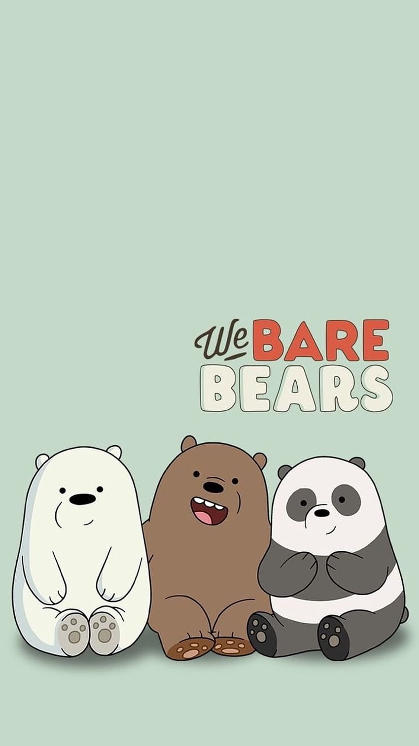 We bare bears . We bare bears , Bear , Ice bear we bare bears, We Bare Bears  Kawaii HD phone wallpaper | Pxfuel