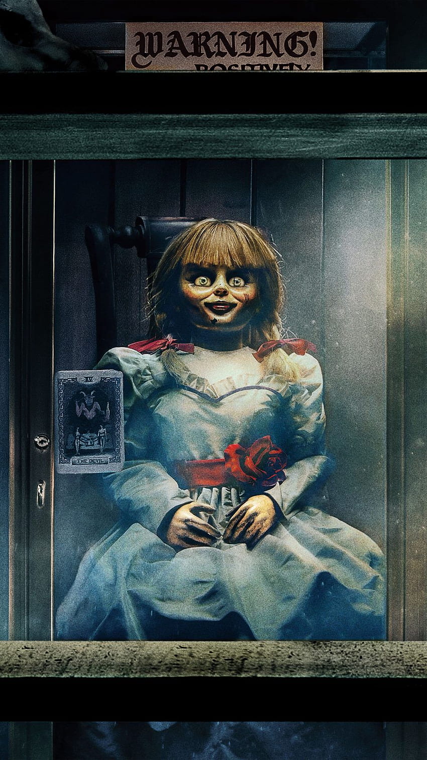 คำเตือนตุ๊กตา Annabelle กลับบ้าน 2019 ยนตร์ Annabelle Halloween วอลล์เปเปอร์โทรศัพท์ HD