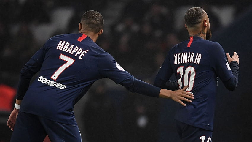 Il duo del PSG Mbappé e Neymar 