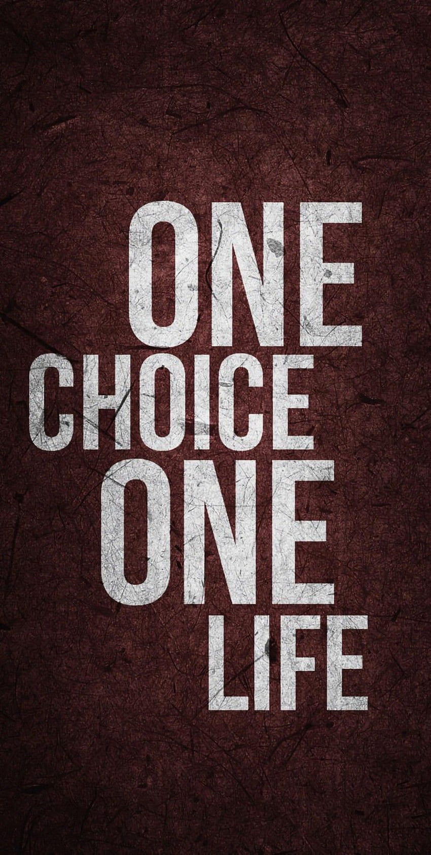 One choice, one life. Choices quotes, Life choices quotes, Words quotes HD phone wallpaper