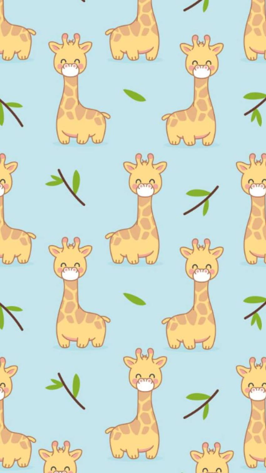 Linda jirafa, jirafa kawaii fondo de pantalla del teléfono | Pxfuel