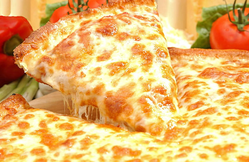 Pizza de queso linda - Pizza de queso, pizza de pepperoni fondo de pantalla