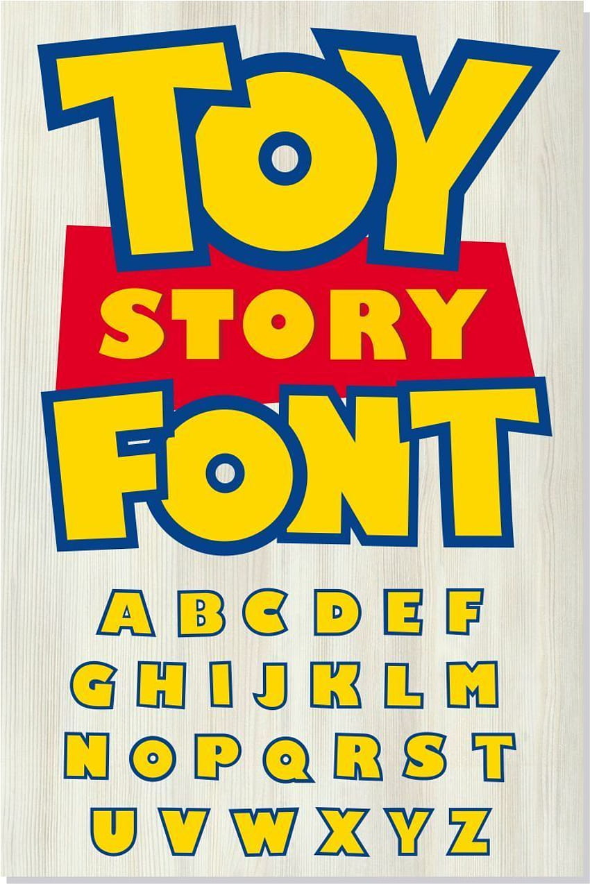 Toy Story font SVG + Toy Story font OTF + Toy Story your text + Toy Story logo svg png / Original Font / DIY Projects. Toy story font, Toy story decorations, Toy story HD phone wallpaper