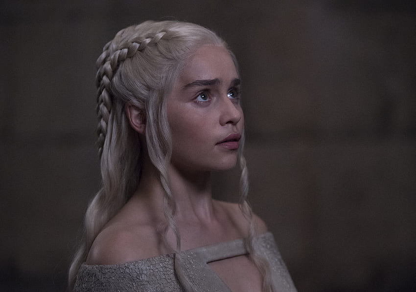 Neugierig, Daenerys Targaryen, Game of Thrones, Emilia Clarke HD-Hintergrundbild