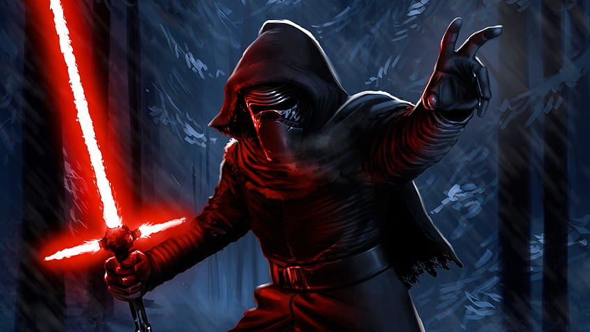Kylo Ren Darth Vader Lightsaber Sith HD wallpaper