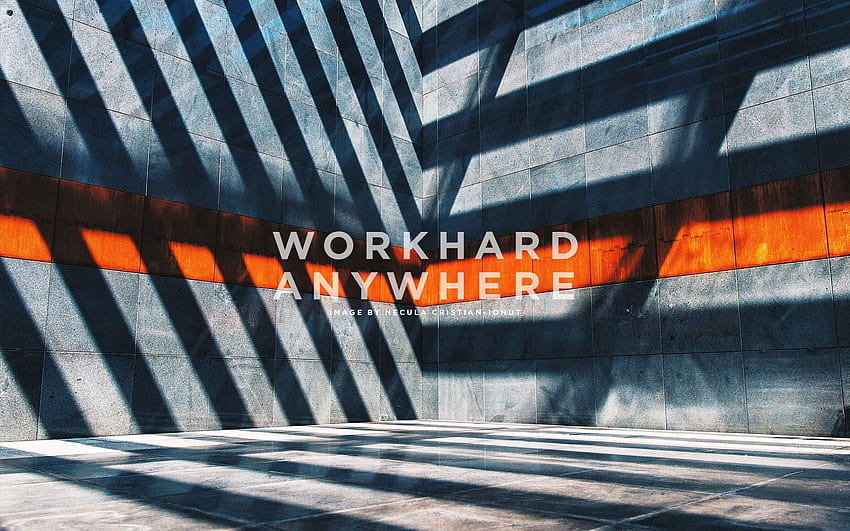 Work Hard Anywhere—White Stairs HD wallpaper