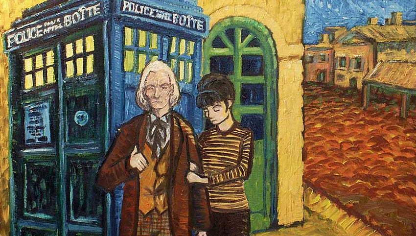 Dark Figures: Doctor Who Brings Van Gogh To Life, Doctor Who Exploding Tardis HD wallpaper