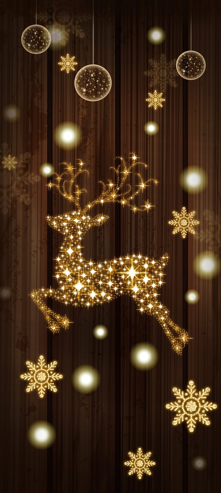Gold Glitter Rudolph, Weihnachtsschmuck, Weihnachten, Festival, Luxus HD-Handy-Hintergrundbild