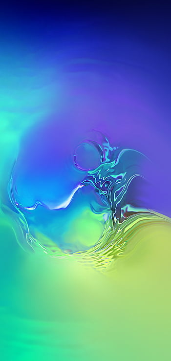 Download Let the Liquid Art Flow in the Samsung Galaxy S10 Plus Wallpaper |  Wallpapers.com