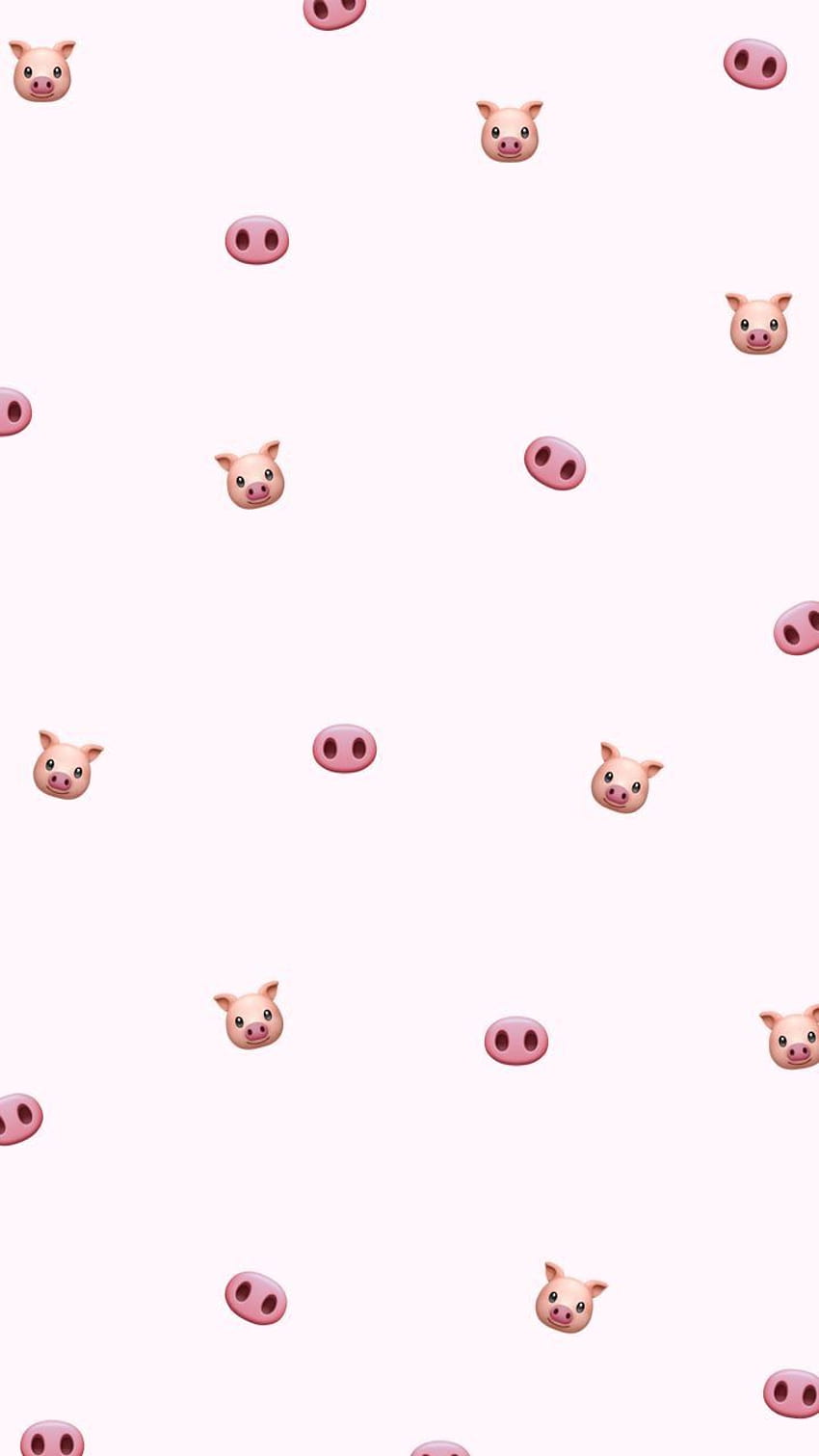 Tumblr Pig Emoji, Cute Pig HD phone wallpaper